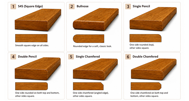 Staircase Nosing Profiles: Round Bullnose, Chamfered, or Modern Pencil Edge?